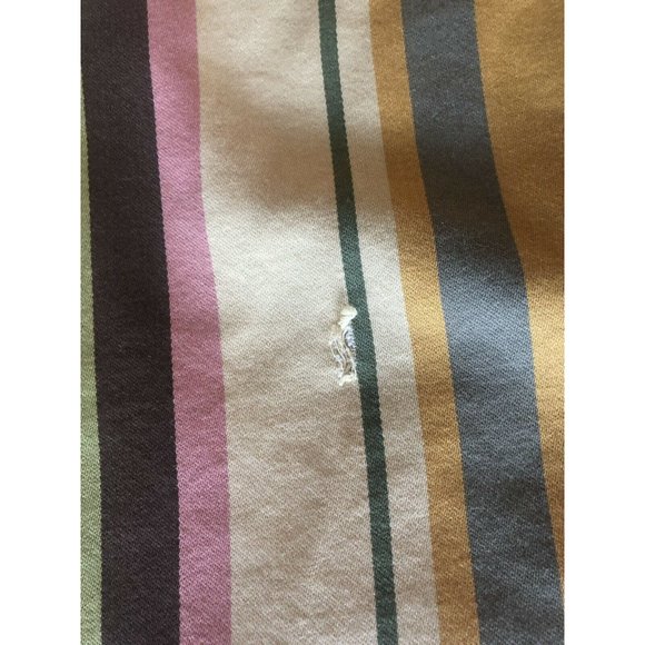 Pottery Barn Twin Duvet Cover Pillow Sham Set Stripe Cotton - Picture 3 of 7